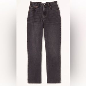 Abercrombie Curve Love Ultra High Rise 90s Straight Jean 25S